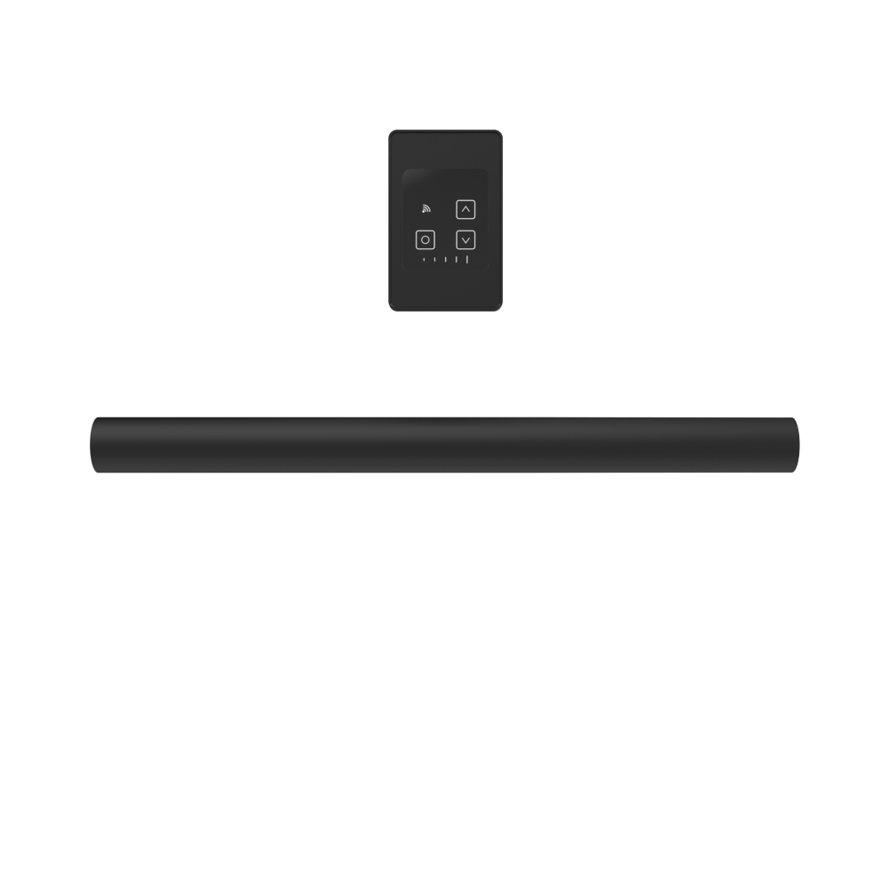 Amba i20RO.MB Amba Modello i Round 20" Hardwired Single Bar in Matte Black - i20RO.MB