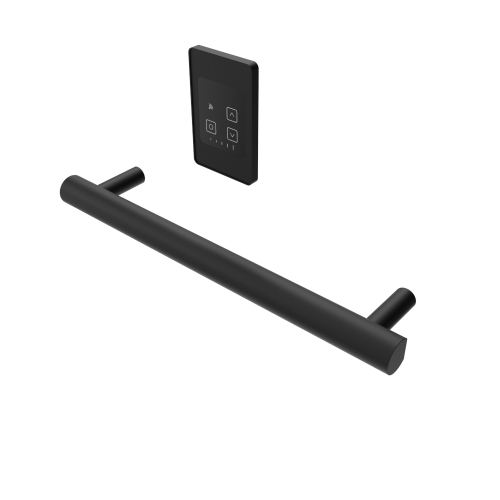 Amba i20RO.MB Amba Modello i Round 20" Hardwired Single Bar in Matte Black - i20RO.MB