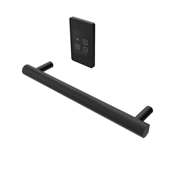 Amba i20RO.MB Amba Modello i Round 20 Hardwired Single Bar in Matte Black - i20RO.MB