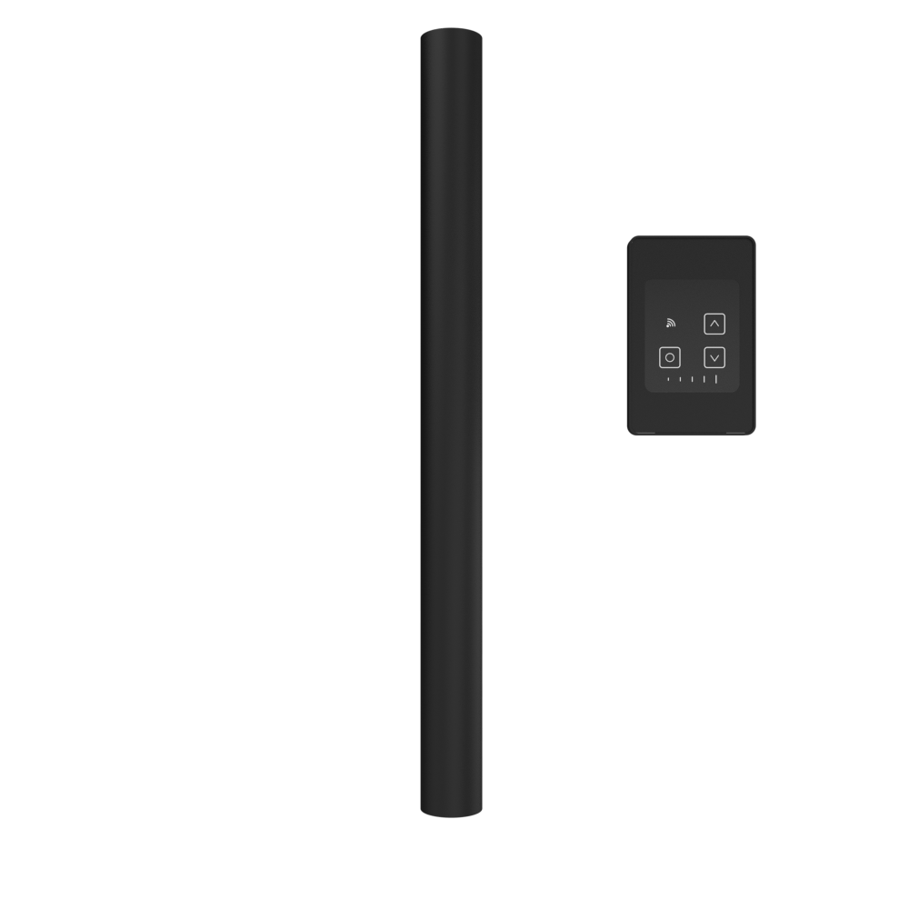 Amba i20RO.MB Amba Modello i Round 20" Hardwired Single Bar in Matte Black - i20RO.MB