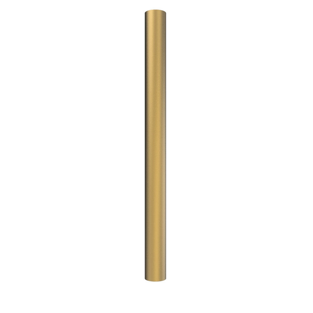 Amba i20RO.SB Amba Modello i Round 20" Hardwired Single Bar in Satin Brass - i20RO.SB