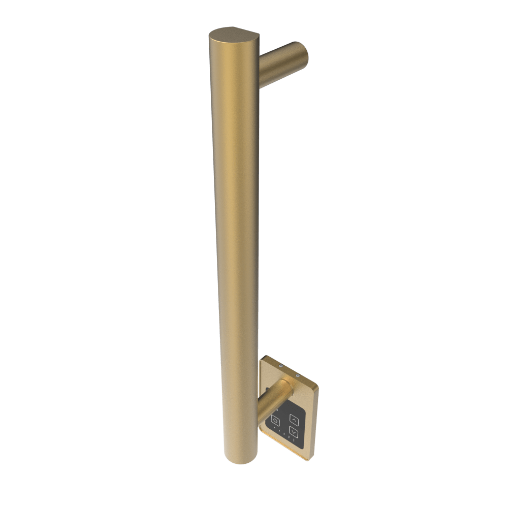 Amba i20RO.SB Amba Modello i Round 20" Hardwired Single Bar in Satin Brass - i20RO.SB