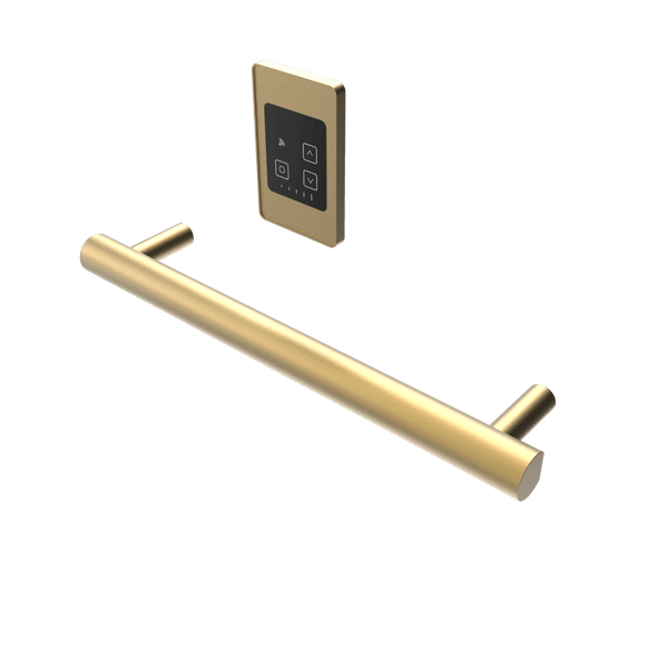 Amba i20RO.SB Amba Modello i Round 20 Hardwired Single Bar in Satin Brass - i20RO.SB