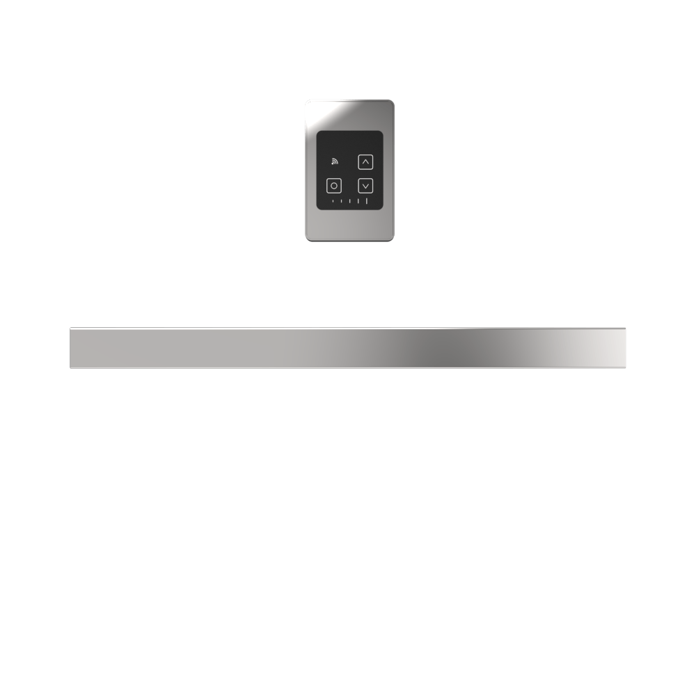 Amba i20SQ.P Amba Modello i Square 20" Hardwired Single Bar in Polished - i20SQ.P