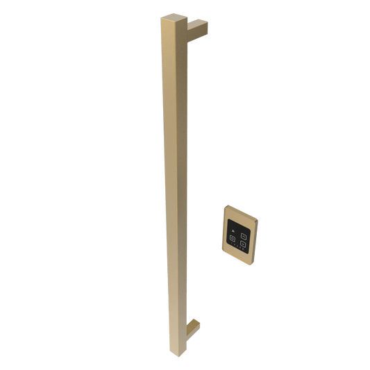 Amba i40SQ.SB Amba Modello i Square 40" Hardwired Single Bar in Satin Brass - i40SQ.SB