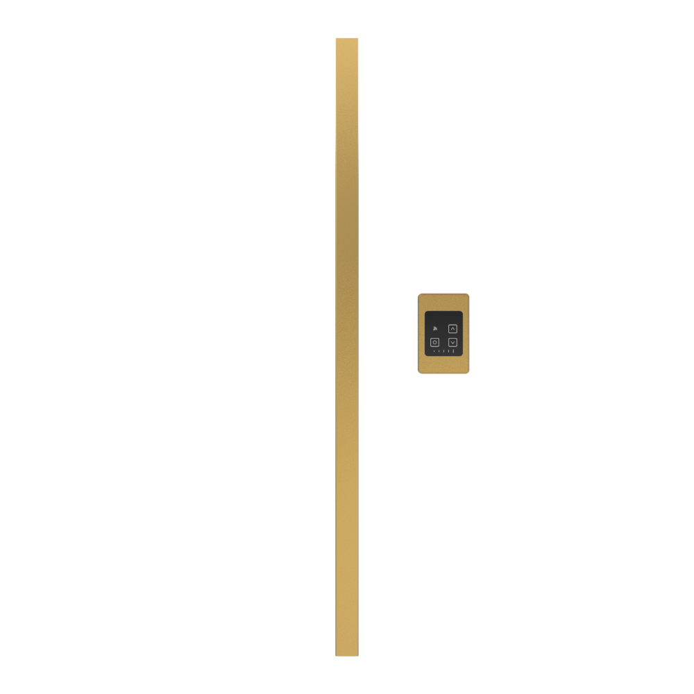 Amba i40SQ.SB Amba Modello i Square 40" Hardwired Single Bar in Satin Brass - i40SQ.SB