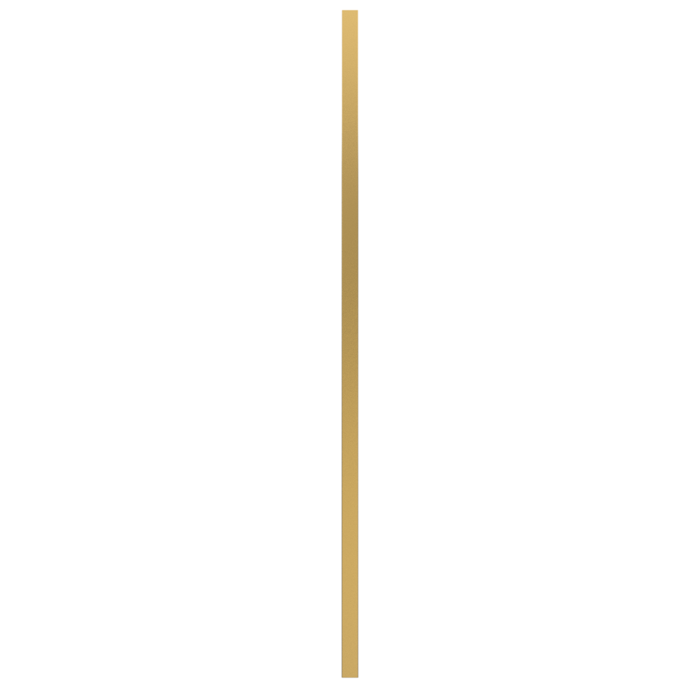 Amba i59SQ.SB Amba Modello i Square 59" Hardwired Single Bar in Satin Brass - i59SQ.SB