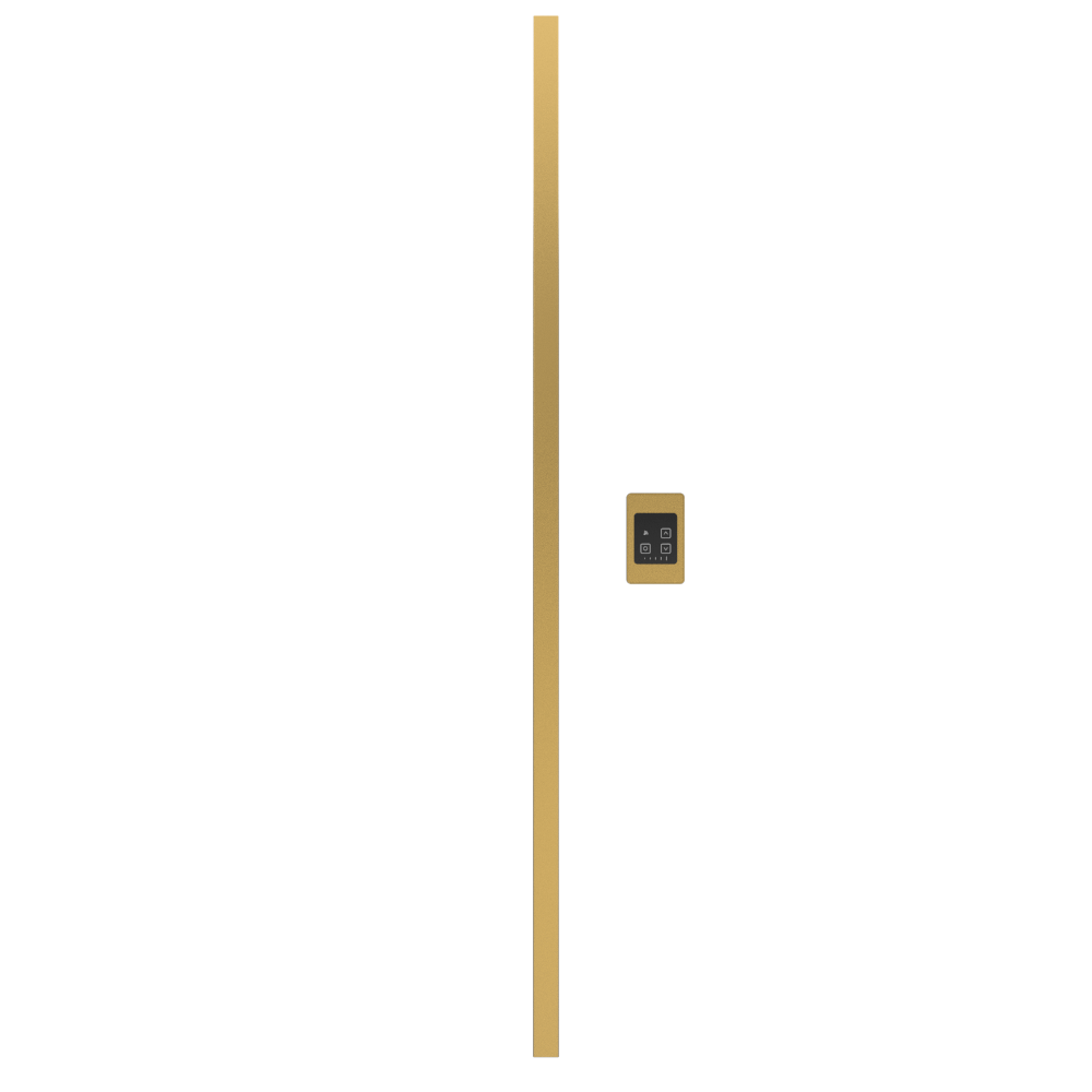 Amba i59SQ.SB Amba Modello i Square 59" Hardwired Single Bar in Satin Brass - i59SQ.SB