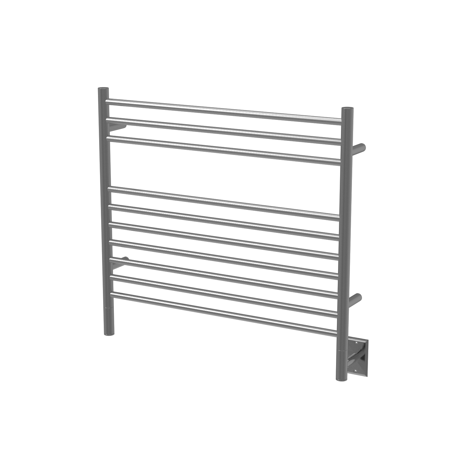 Amba KSB Amba Jeeves Model K Straight 10 Bar Hardwired Towel Warmer in Brushed - KSB