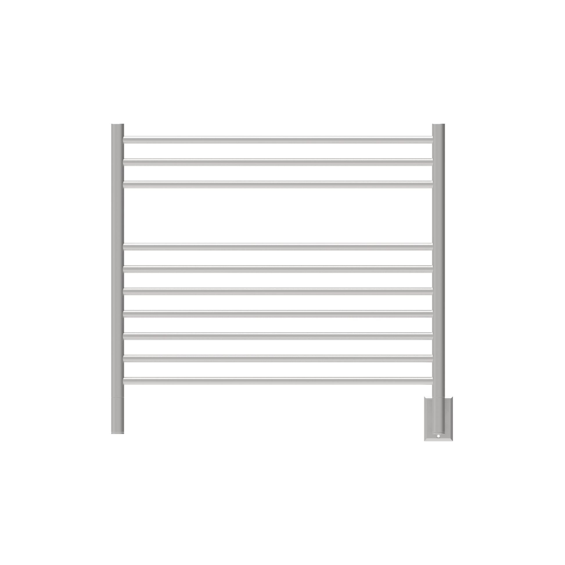 Amba KSB Amba Jeeves Model K Straight 10 Bar Hardwired Towel Warmer in Brushed - KSB