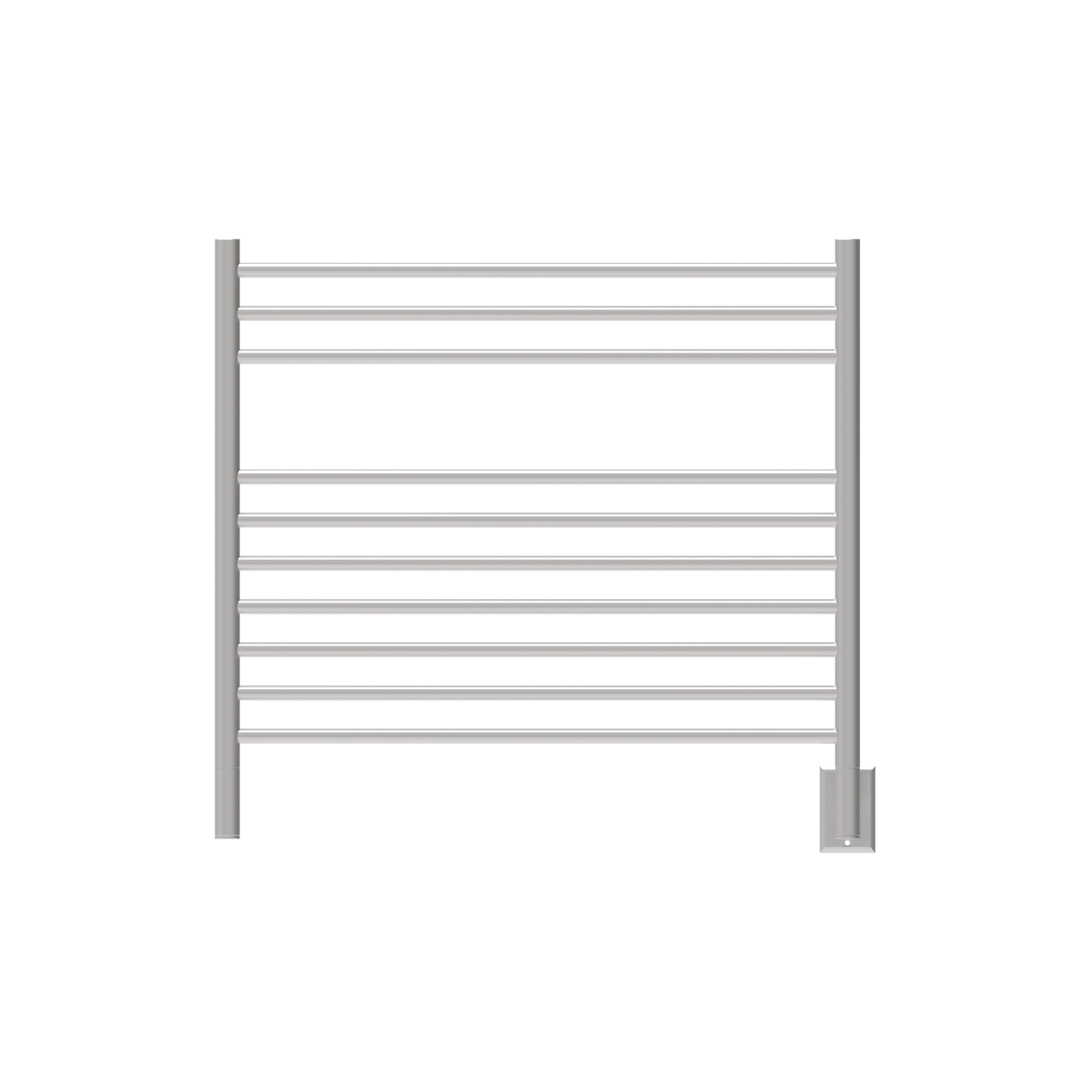 Amba KSB Amba Jeeves Model K Straight 10 Bar Hardwired Towel Warmer in Brushed - KSB