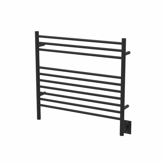 Amba KSMB Amba Jeeves Model K Straight 10 Bar Hardwired Towel Warmer in Matte Black - KSMB