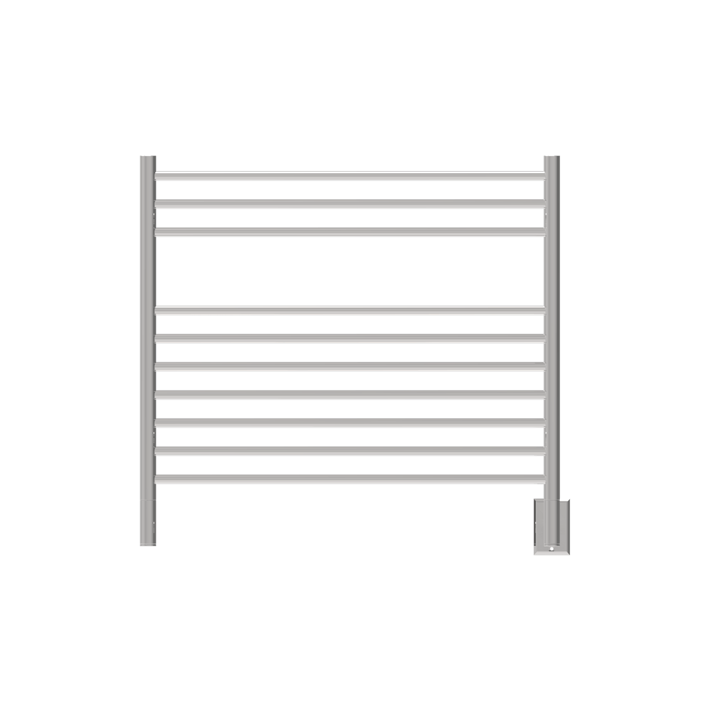 Amba KSP Amba Jeeves Model K Straight 10 Bar Hardwired Towel Warmer in Polished - KSP