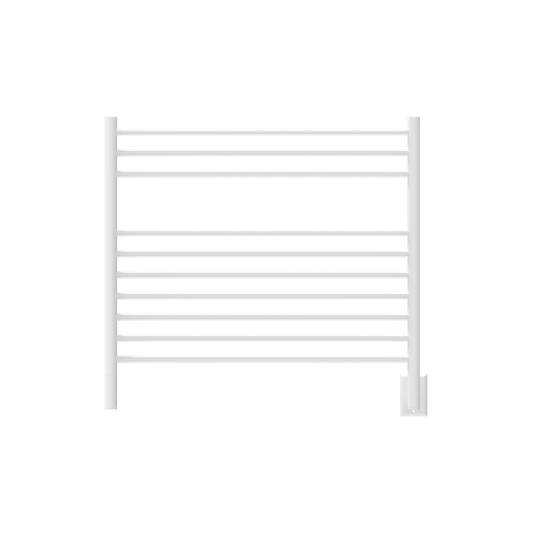 Amba KSW Amba Jeeves Model K Straight 10 Bar Hardwired Towel Warmer in White - KSW