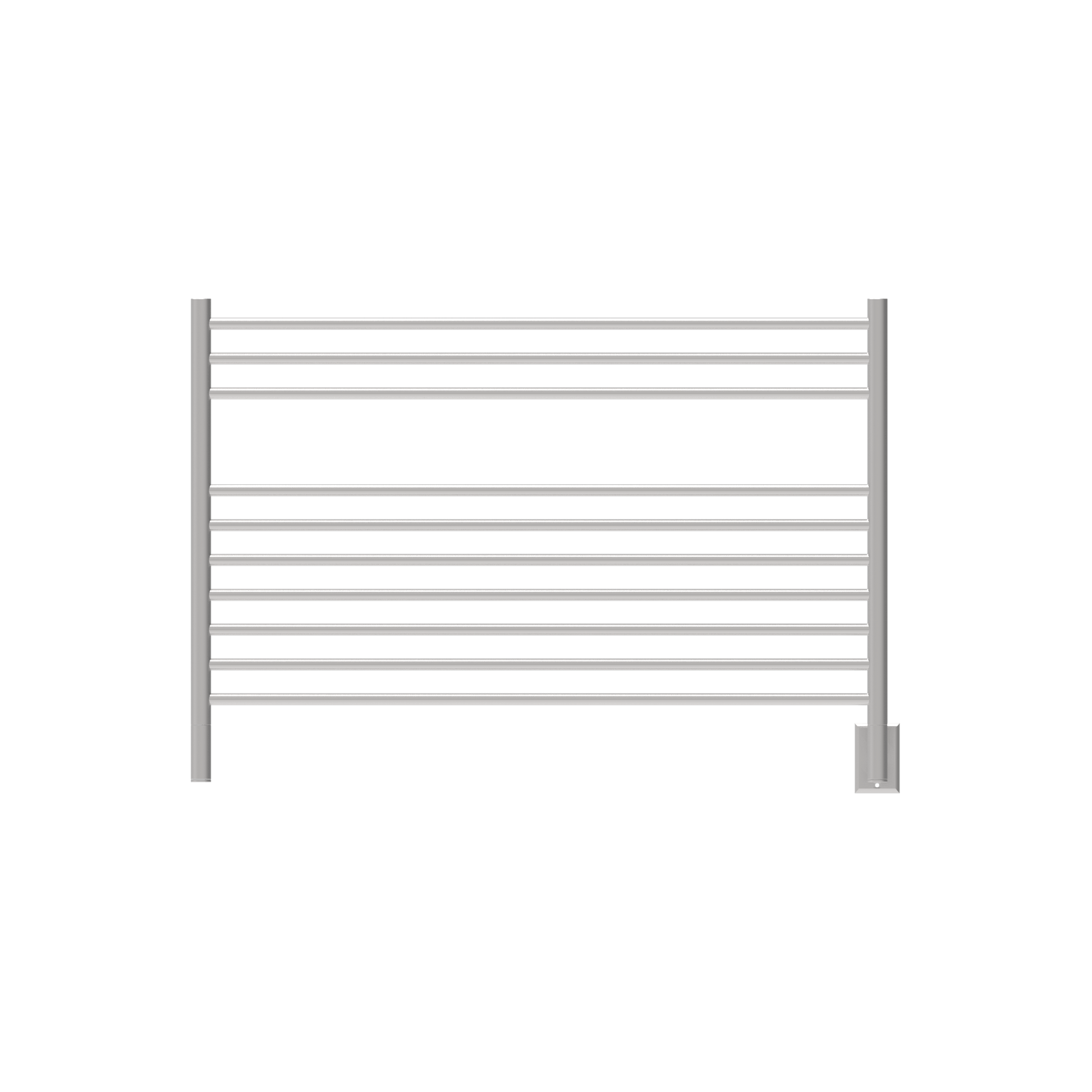 Amba LSB Amba Jeeves Model L Straight 10 Bar Hardwired Towel Warmer in Brushed - LSB