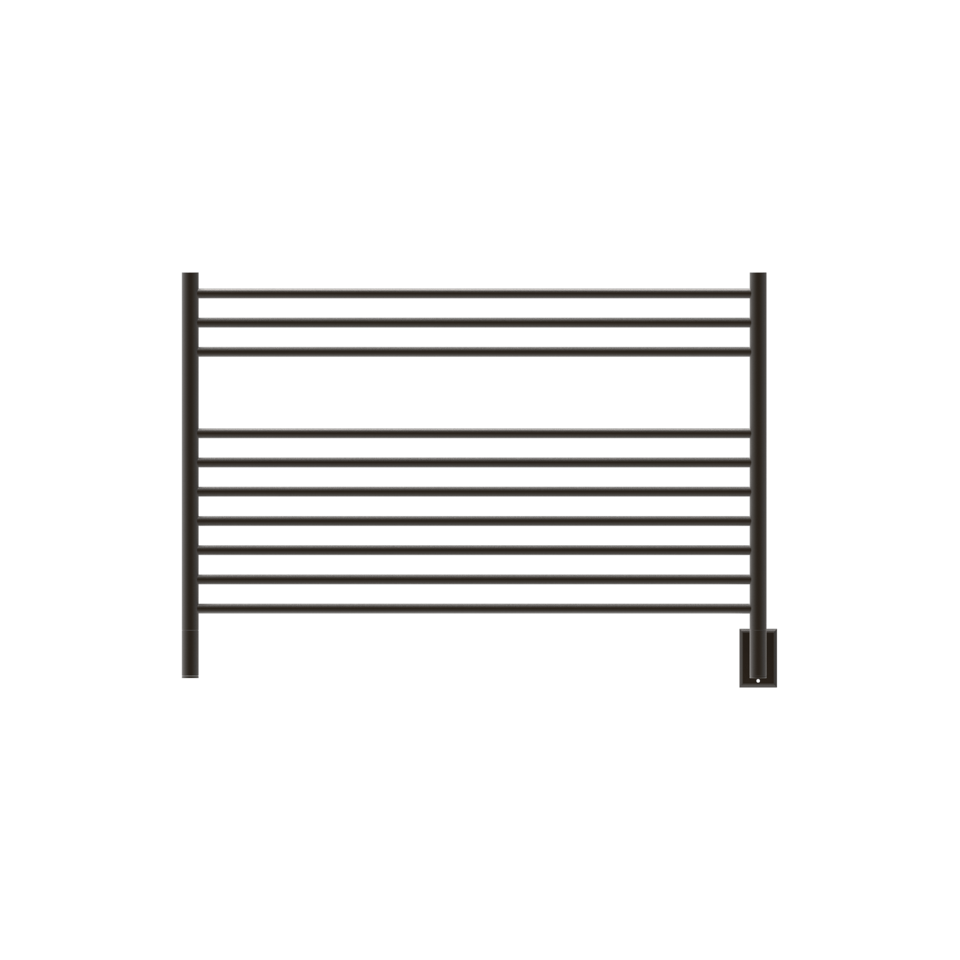 Amba LSO Amba Jeeves Model L Straight 10 Bar Hardwired Towel Warmer in Oil Rubbed Bronze - LSO