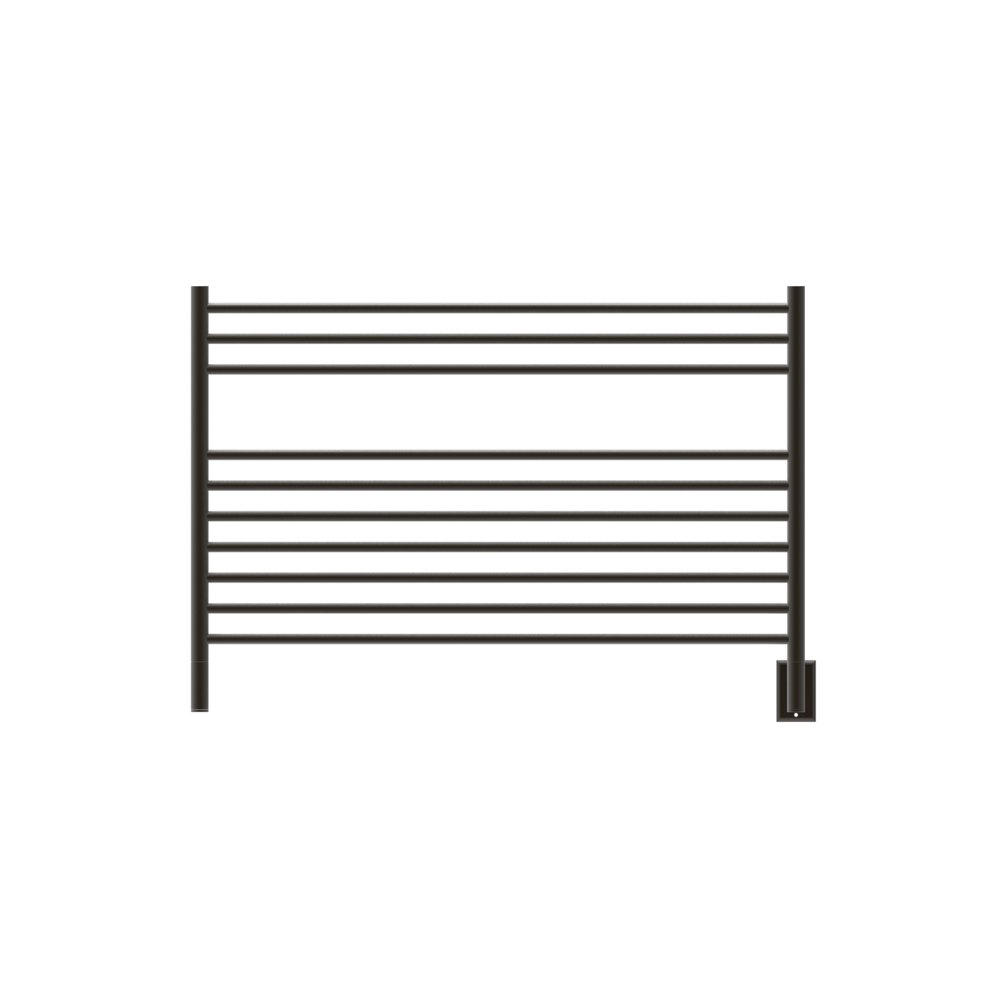 Amba LSO Amba Jeeves Model L Straight 10 Bar Hardwired Towel Warmer in Oil Rubbed Bronze - LSO