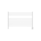 Amba LSW Amba Jeeves Model L Straight 10 Bar Hardwired Towel Warmer in White - LSW