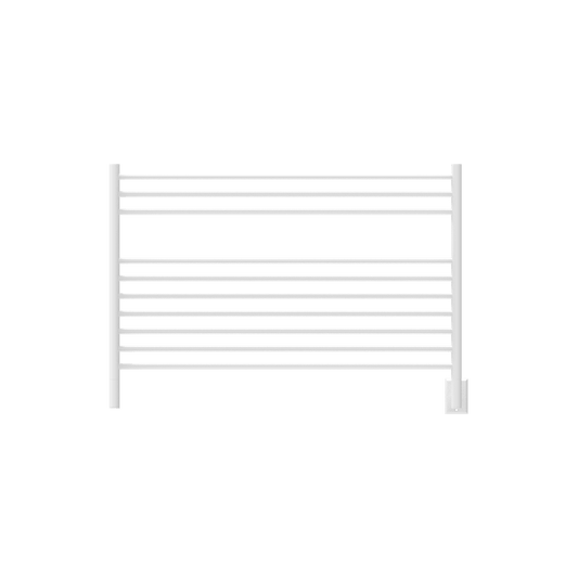 Amba LSW Amba Jeeves Model L Straight 10 Bar Hardwired Towel Warmer in White - LSW