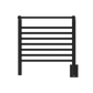 Amba MSMB Amba Jeeves Model M Shelf 11 Bar Hardwired Towel Warmer in Matte Black - MSMB