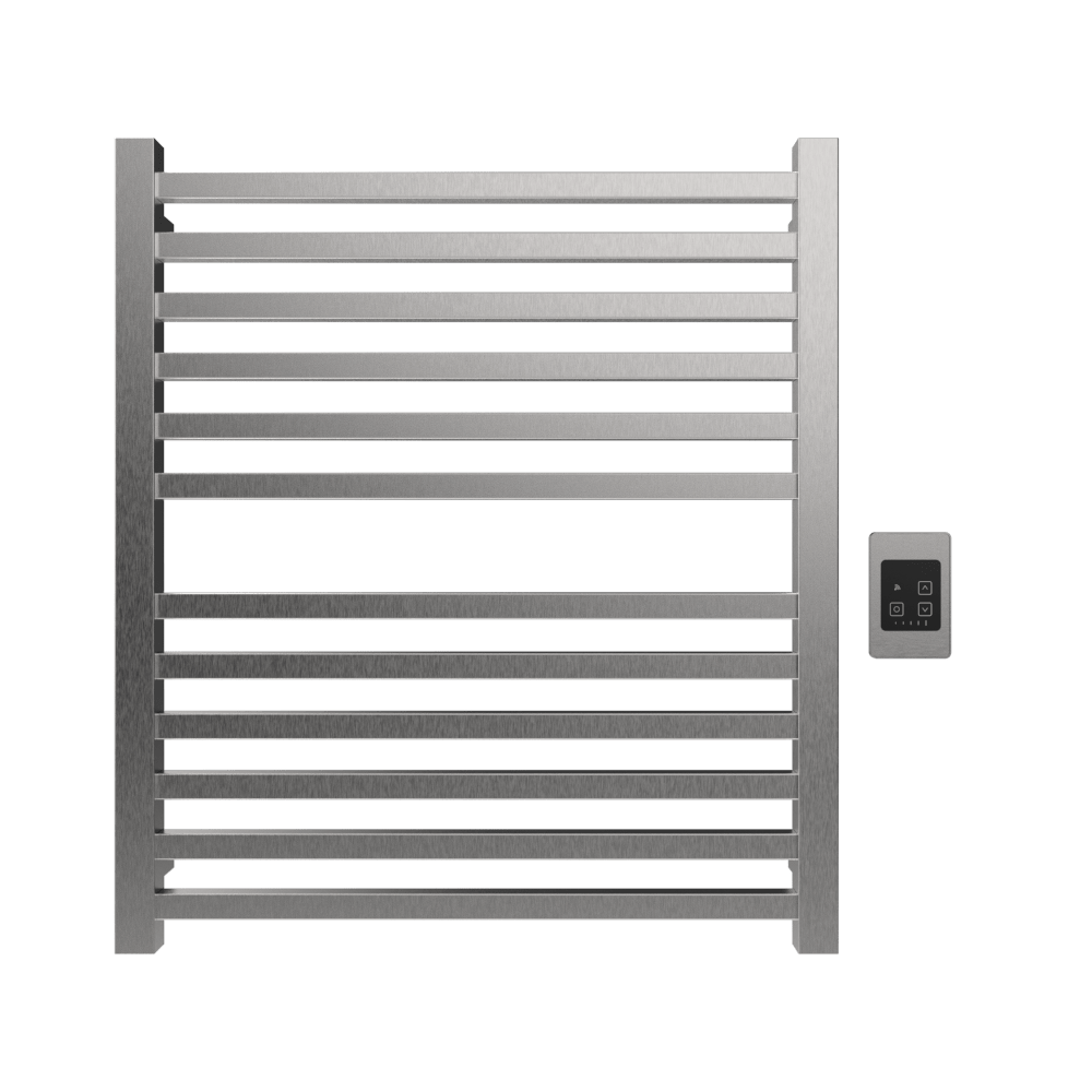 Amba Q2932B.2 Amba Quadro Q2932 Hardwired Towel Warmer in Brushed - Q2932B.2