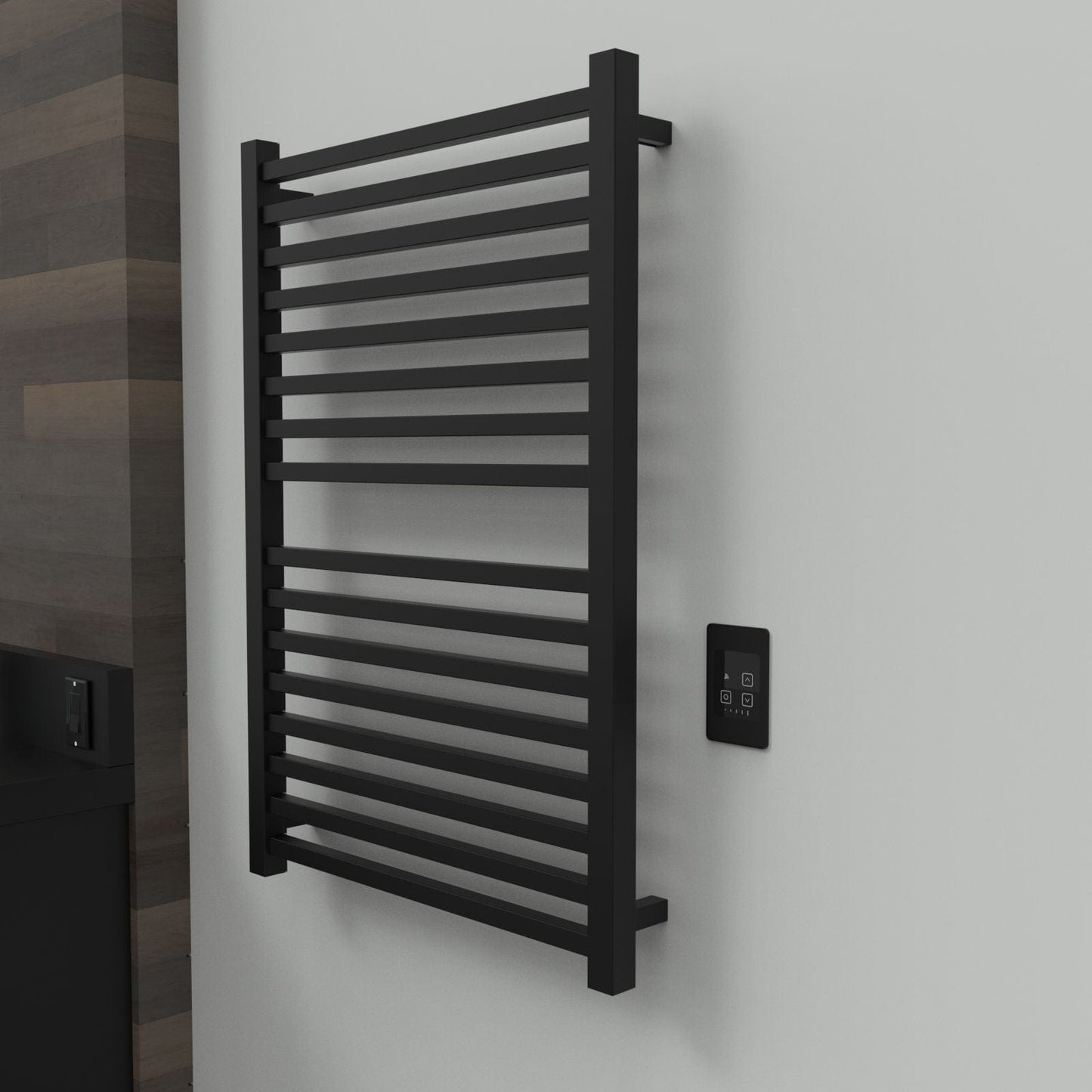 Amba Q2942MB.2 Amba Quadro Q2942 Hardwired Towel Warmer in Matte Black - Q2942MB.2