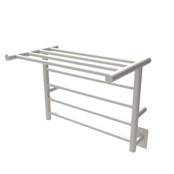 Amba RSH-B Amba Radiant Shelf Hardwired + Plug-in Combo 8 Bar Towel Warmer in Brushed - RSH-B