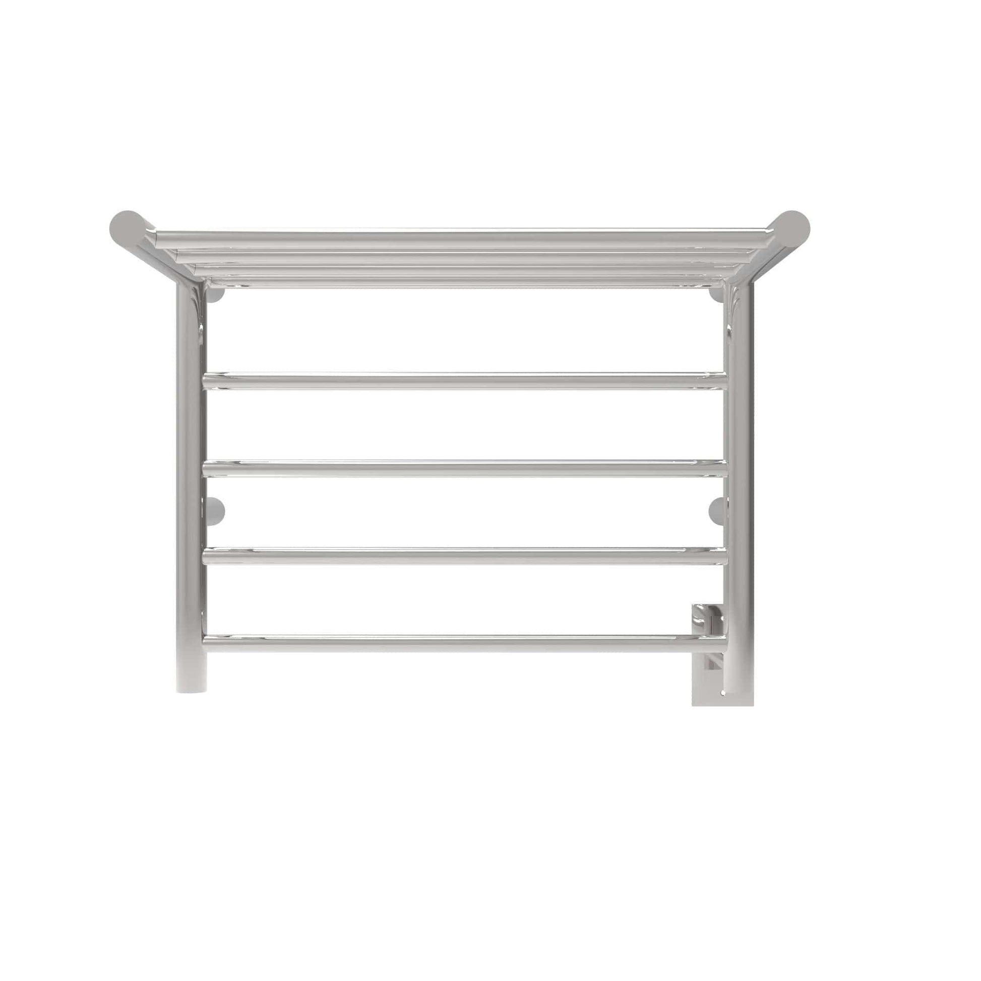 Amba RSH-P Amba Radiant Shelf Hardwired + Plug-in Combo 8 Bar Towel Warmer in Polished - RSH-P