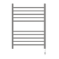 Amba RSWH-B Amba Radiant Square Hardwired + Plug-in Combo 10 Bar Towel Warmer in Brushed - RSWH-B