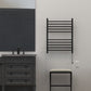 Amba RSWH-MB Amba Radiant Square Hardwired + Plug-in Combo 10 Bar Towel Warmer in Matte Black - RSWH-MB