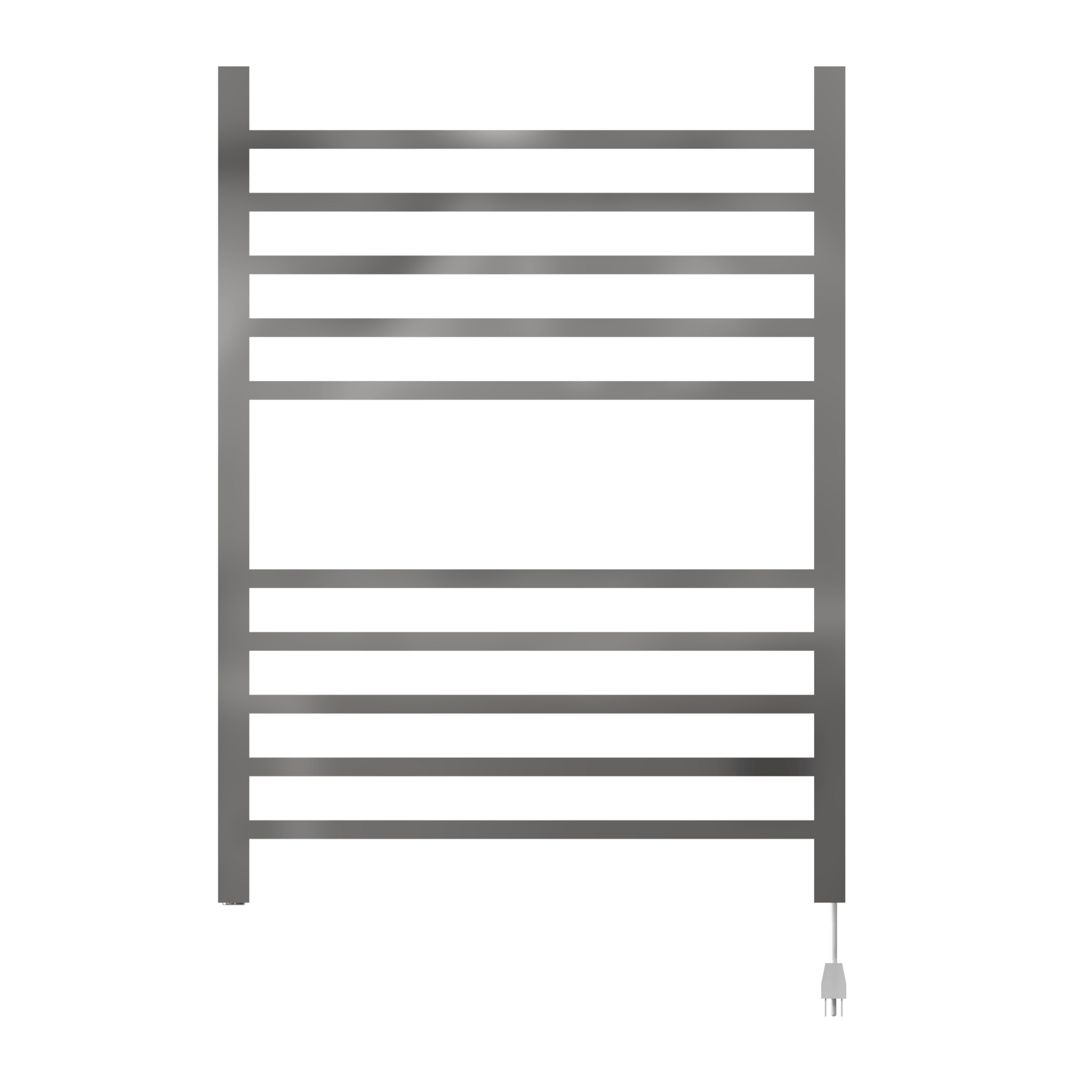 Amba RSWH-P Amba Radiant Square Hardwired + Plug-in Combo 10 Bar Towel Warmer in Polished - RSWH-P