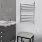 Amba RSWH-P Amba Radiant Square Hardwired + Plug-in Combo 10 Bar Towel Warmer in Polished - RSWH-P