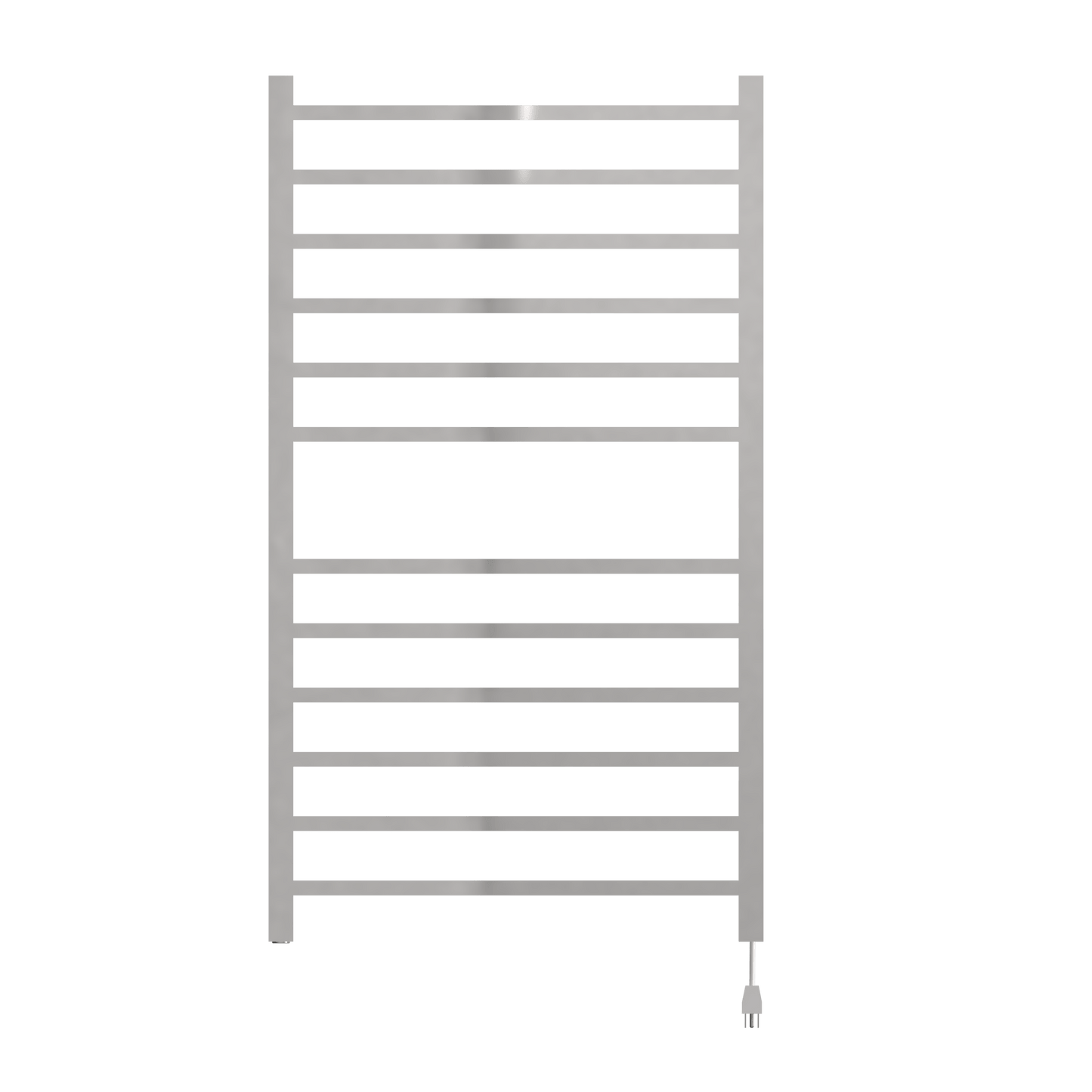 Amba RSWHL-P Amba Radiant Large Square Hardwired + Plug-in Combo 12 Bar Towel Warmer in Polished - RSWHL-P