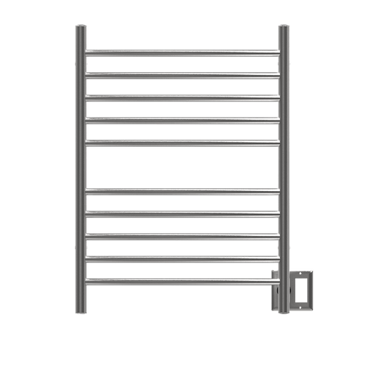 Amba RWH-CB Amba Radiant Hardwired + Plug-in Combo Curved 10 Bar Towel Warmer in Brushed - RWH-CB