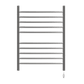 Amba RWH-CB Amba Radiant Hardwired + Plug-in Combo Curved 10 Bar Towel Warmer in Brushed - RWH-CB