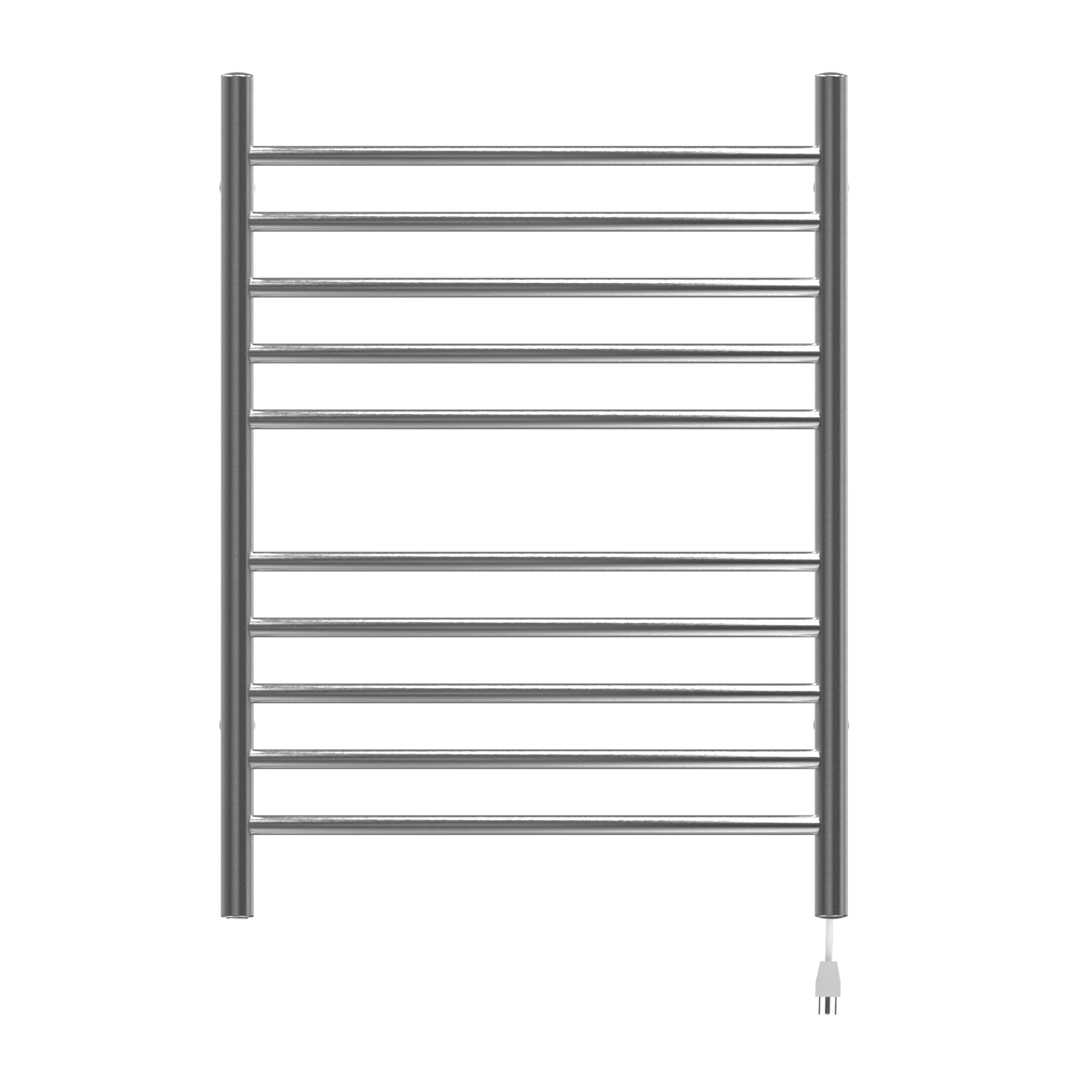 Amba RWH-CB Amba Radiant Hardwired + Plug-in Combo Curved 10 Bar Towel Warmer in Brushed - RWH-CB