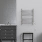 Amba RWH-CP Amba Radiant Hardwired + Plug-in Combo Curved 10 Bar Towel Warmer in Polished - RWH-CP