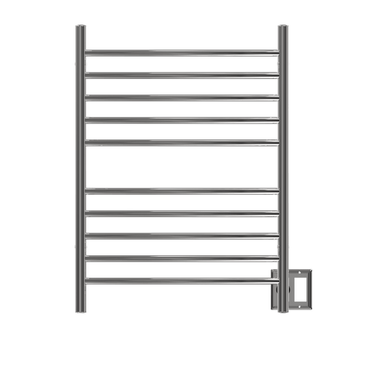 Amba RWH-CP Amba Radiant Hardwired + Plug-in Combo Curved 10 Bar Towel Warmer in Polished - RWH-CP