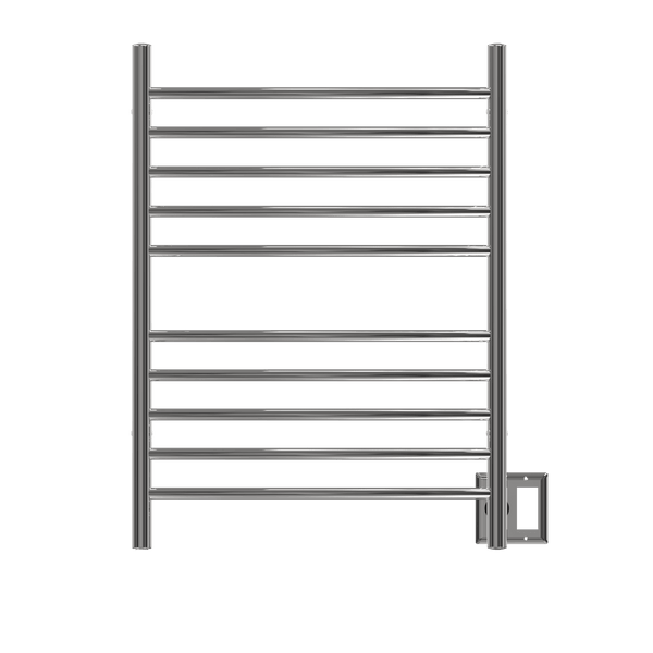 Amba RWH-CP Amba Radiant Hardwired + Plug-in Combo Curved 10 Bar Towel Warmer in Polished - RWH-CP