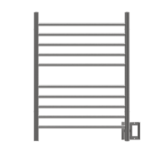 Amba RWH-SB Amba Radiant Hardwired + Plug-in Combo Straight 10 Bar Towel Warmer in Brushed - RWH-SB