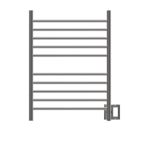 Amba RWH-SB Amba Radiant Hardwired + Plug-in Combo Straight 10 Bar Towel Warmer in Brushed - RWH-SB