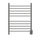 Amba RWH-SB Amba Radiant Hardwired + Plug-in Combo Straight 10 Bar Towel Warmer in Brushed - RWH-SB