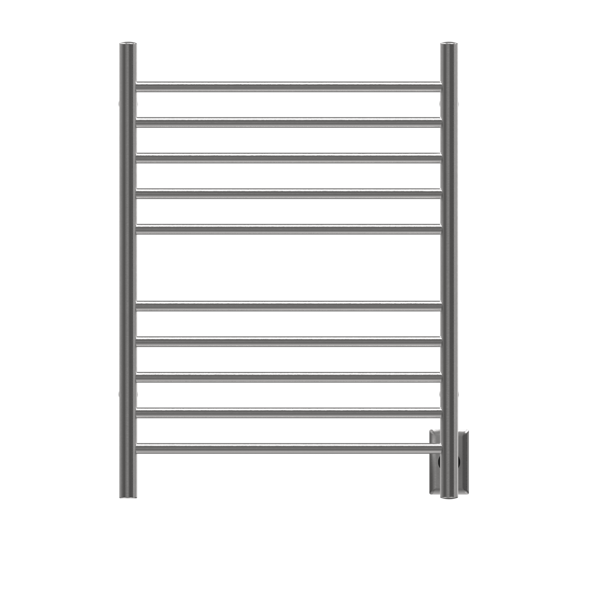 Amba RWH-SB Amba Radiant Hardwired + Plug-in Combo Straight 10 Bar Towel Warmer in Brushed - RWH-SB