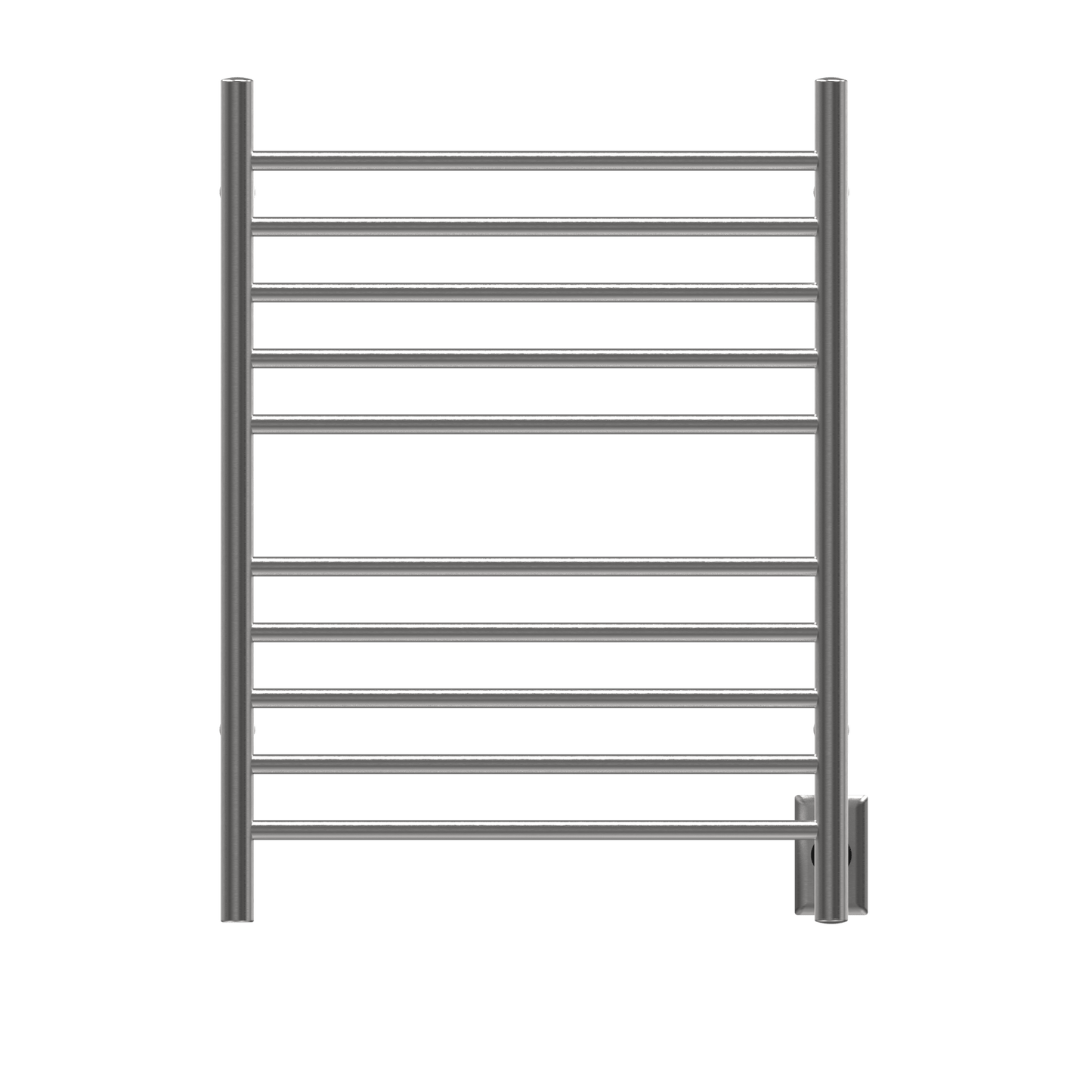 Amba RWH-SB Amba Radiant Hardwired + Plug-in Combo Straight 10 Bar Towel Warmer in Brushed - RWH-SB