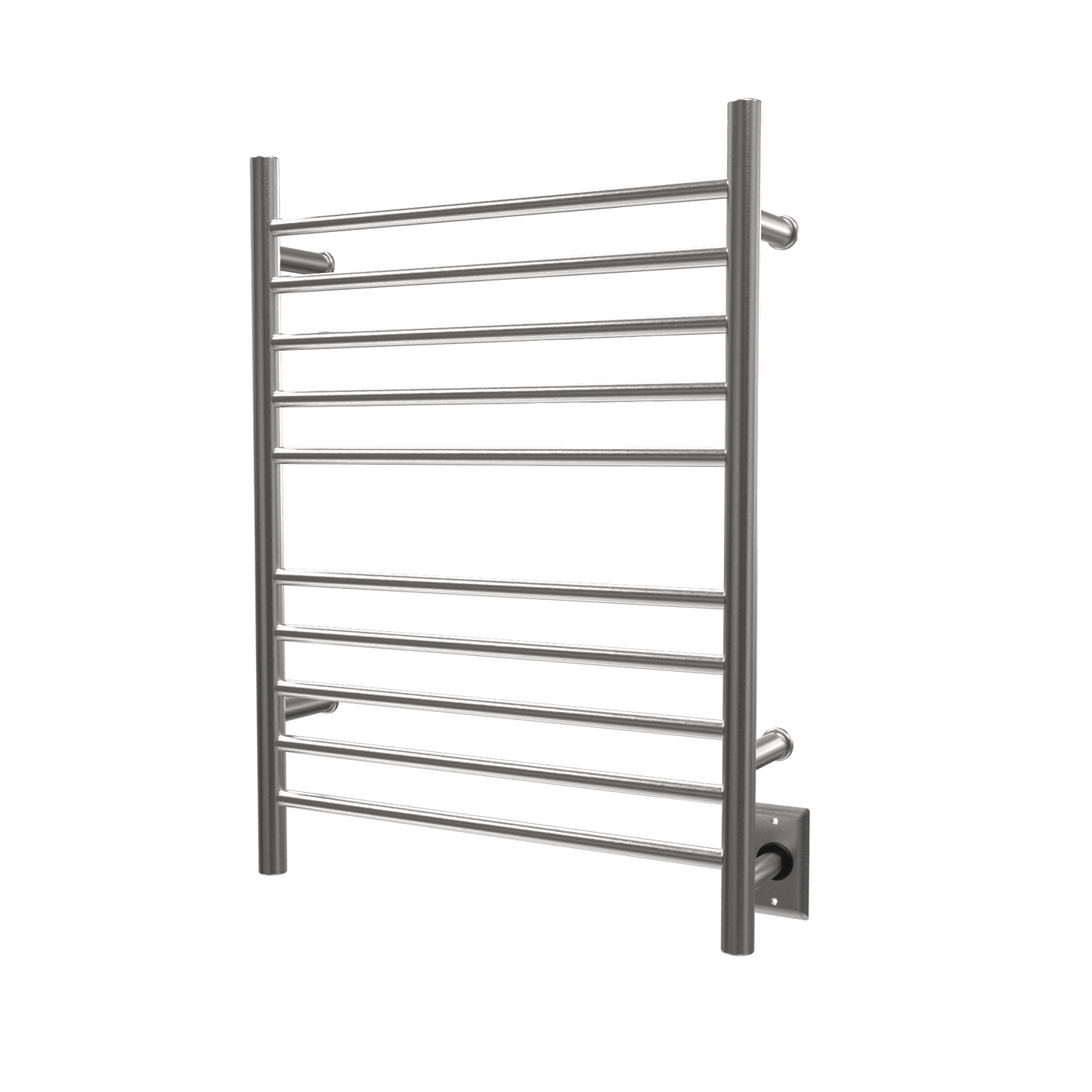 Amba RWH-SB Amba Radiant Hardwired + Plug-in Combo Straight 10 Bar Towel Warmer in Brushed - RWH-SB