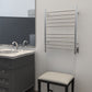 Amba RWH-SB Amba Radiant Hardwired + Plug-in Combo Straight 10 Bar Towel Warmer in Brushed - RWH-SB