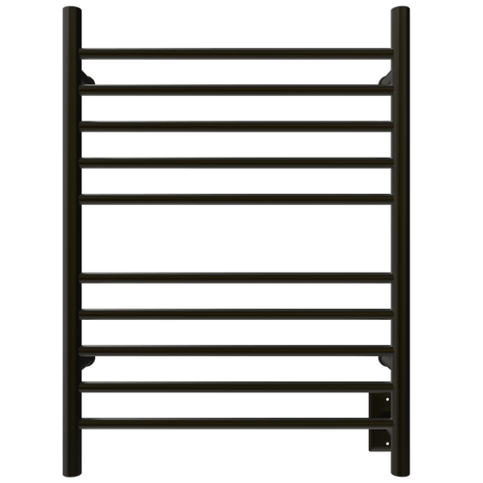 Amba RWH-SBB Amba Radiant Hardwired + Plug-in Combo Straight 10 Bar Towel Warmer in Brushed Bronze - RWH-SBB