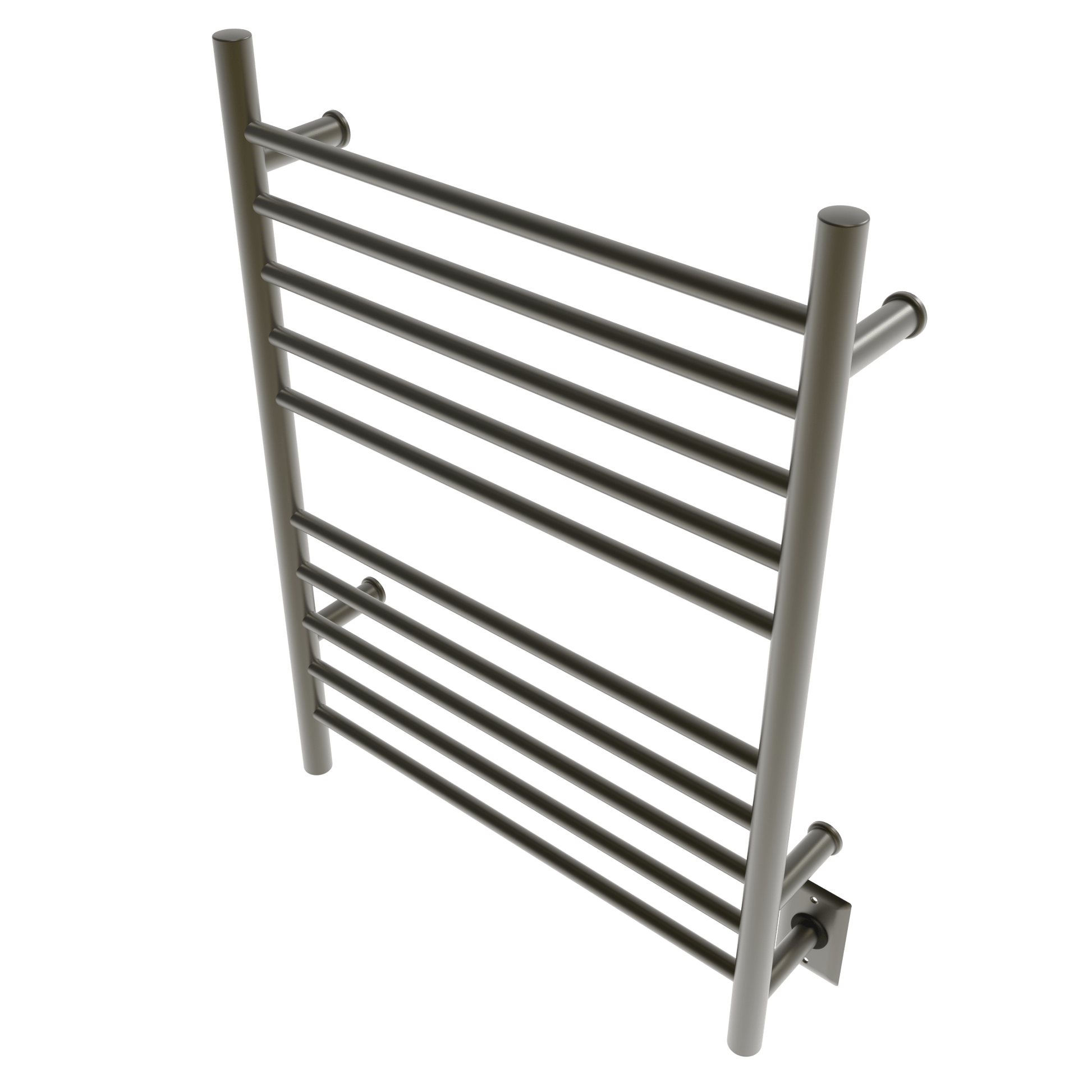 Amba RWH-SBB Amba Radiant Hardwired + Plug-in Combo Straight 10 Bar Towel Warmer in Brushed Bronze - RWH-SBB