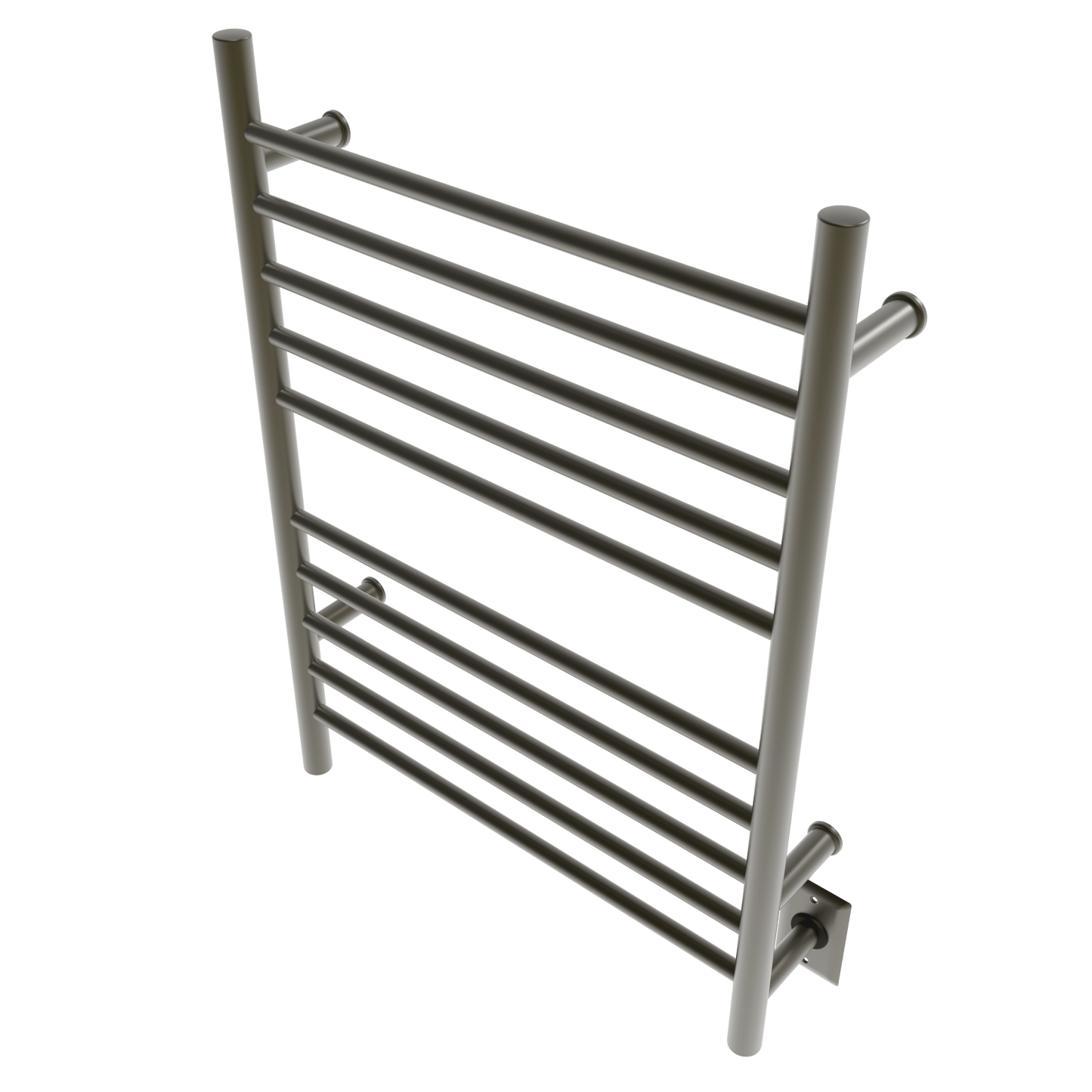 Amba RWH-SBB Amba Radiant Hardwired + Plug-in Combo Straight 10 Bar Towel Warmer in Brushed Bronze - RWH-SBB