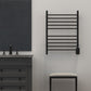 Amba RWH-SMB Amba Radiant Hardwired + Plug-in Combo Straight 10 Bar Towel Warmer in Matte Black - RWH-SMB